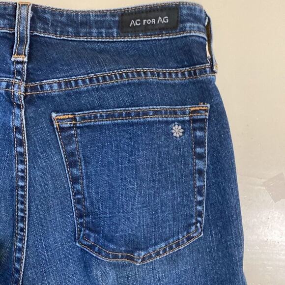 AG Adriano Goldschmied x Alexa Chung Jeans Skinny Medium Wash Blue Denim Size 27 - Picture 4 of 10